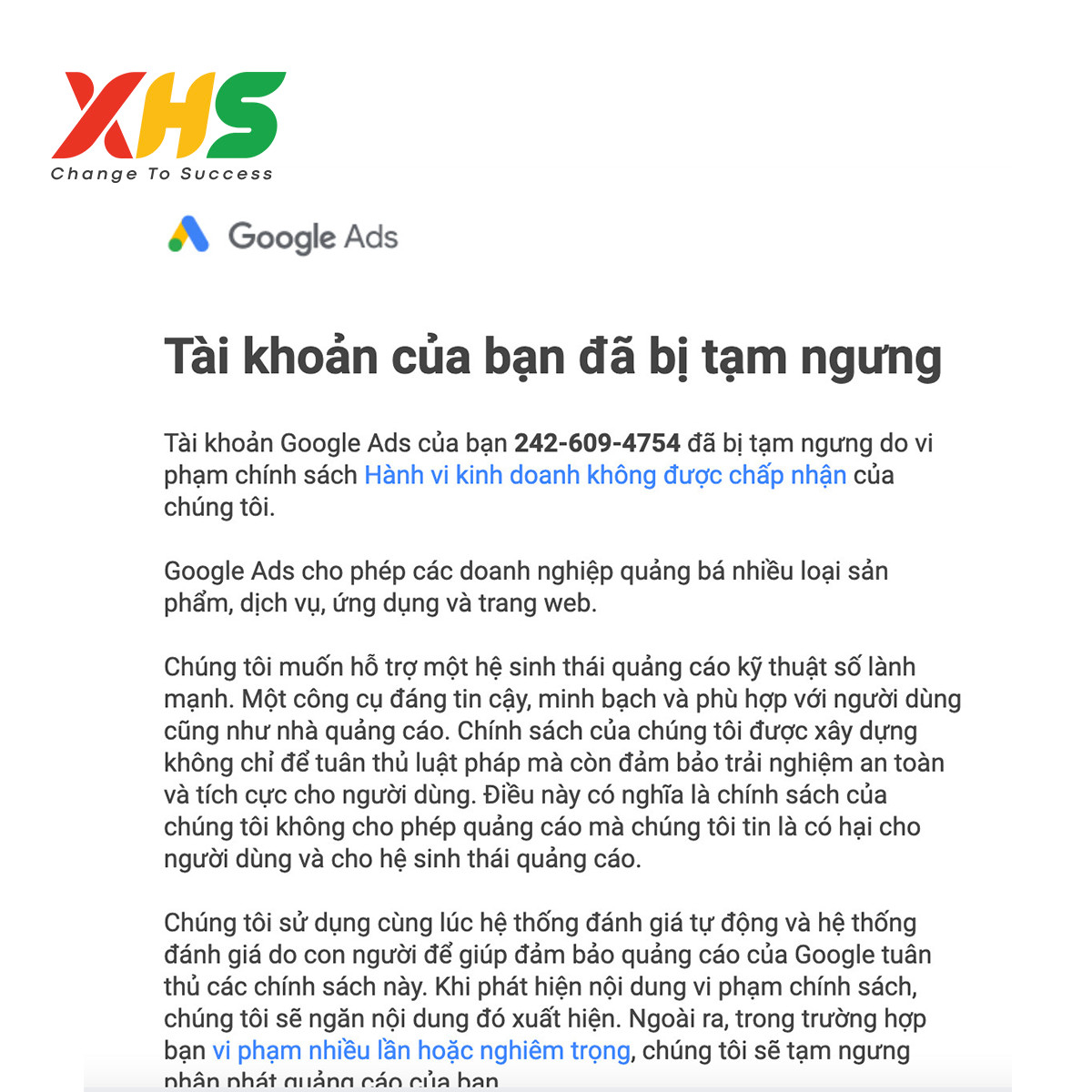 thuê tài khoản quảng cáo