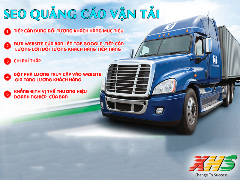 quảng cáo dịch vụ vận tải