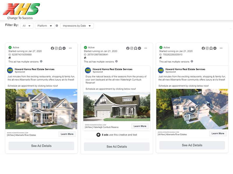 quảng cáo facebook ngành bất động sản