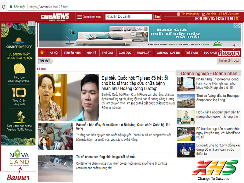 quảng cáo thiết kế trang trí nội thất