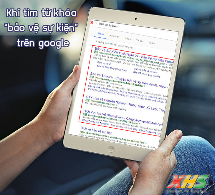 vài ví dụ về từ khóa quảng cáo google nganh bảo vệ