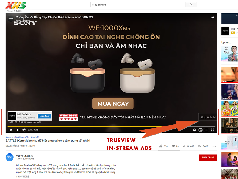Xu hướng quảng cáo bằng video